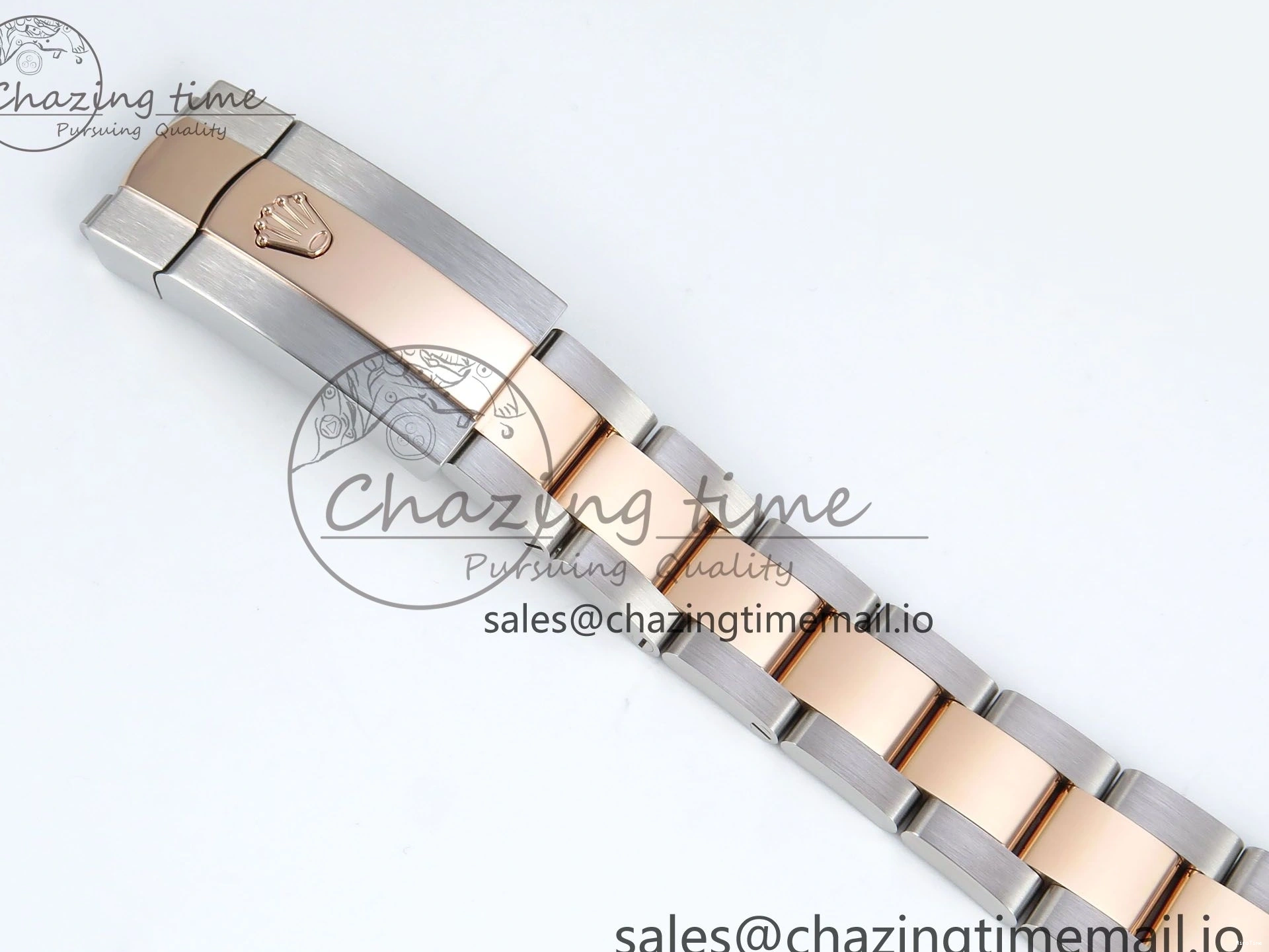 MiroTime 0504 DateJust 31 278271 ARF 1:1 Best Edition 904L Steel Brown Roman Diamonds Dial on SS RG Oyster Bracelet ETA SmartChoice 520